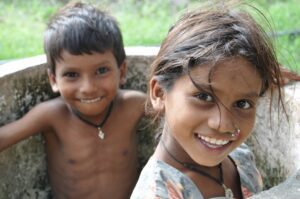 children smiling